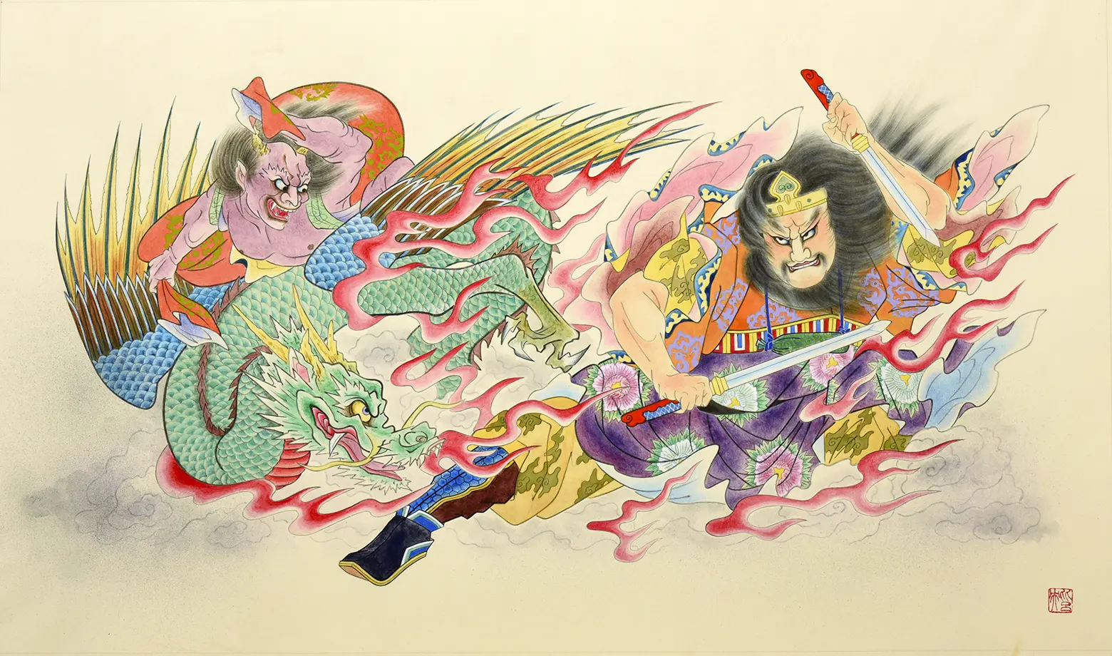 JRねぶた実行プロジェクト 入雲龍 風を呼ぶ