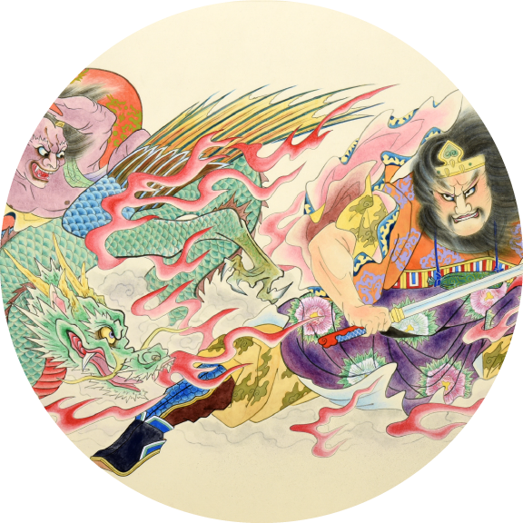 JRねぶた実行プロジェクト 入雲龍　風を呼ぶ（にゅううんりゅう　かぜをよぶ）